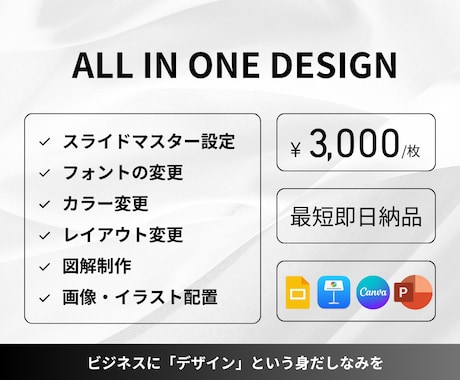 パワポのスライド作成/リデザインします イメージ1