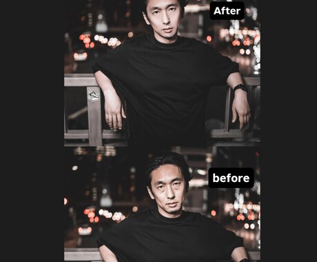 即納可!最安値!写真加工2枚1000円でします 人物の写真を綺麗に可愛く、かっこよく加工します！即納品可〇 イメージ1