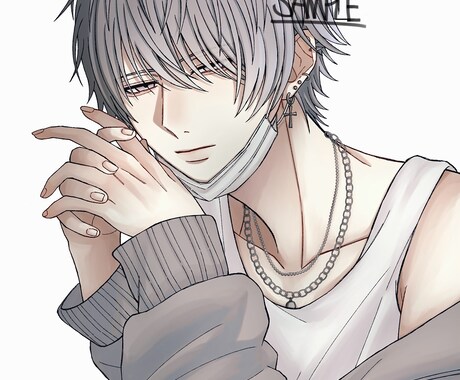 あなただけのアイコンを描きます 男性･女性･獣人･ペア画可能！最速3日でお届けします！ イメージ1