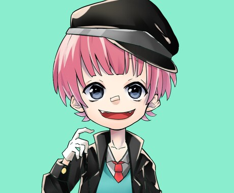 簡単なアイコン描かせていただきます キラキラしたあにめ風アイコン! イメージ1