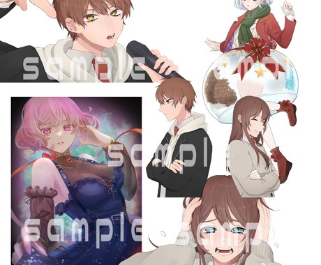 貴方のご希望に沿ったイラストを描かせて頂きます 丁寧かつ迅速な対応でイラストを御提供します！ イメージ2