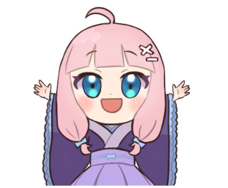 便利！配信に使えるSDイラストをまとめて描きます Vtuber向け！配信などで使えるかわいいイラスト5点セット イメージ2