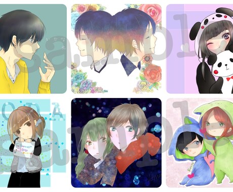 SNSのアイコン描きます Twitterや、LINEのアイコンにどうぞ！ イメージ2