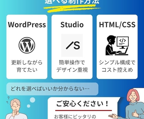 モニター募集！1ページ完結Webサイト制作します ■半額■実績掲載お約束でプロが作るWebサイトが今だけ半額！ イメージ2