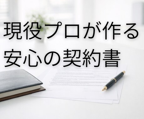 業務用と同品質　賃貸借契約書を書類作成します 実務15年以上の経験をもとに賃貸借契約書の作成 イメージ1