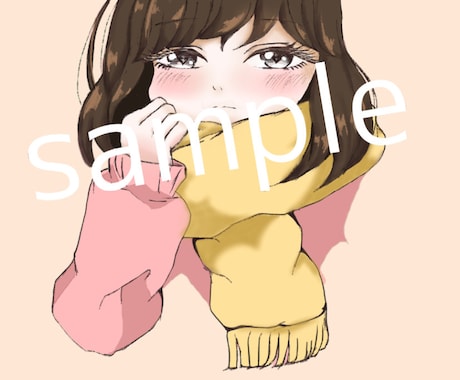 ゆめかわイラスト♡模写も写真を元にお描きします カップルペアイラスト、アイコン、ヘッダー等要望に答えます！！ イメージ2