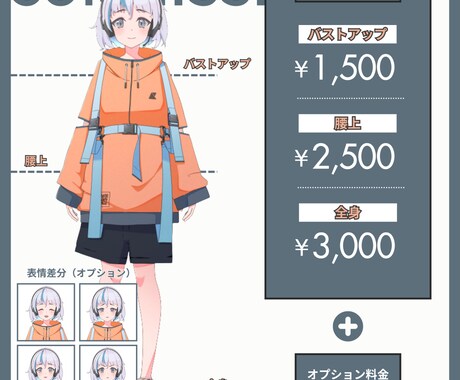 立ち絵の制作をいたします TRPG、IRIAMなどのキャラお探しの方に！ イメージ2