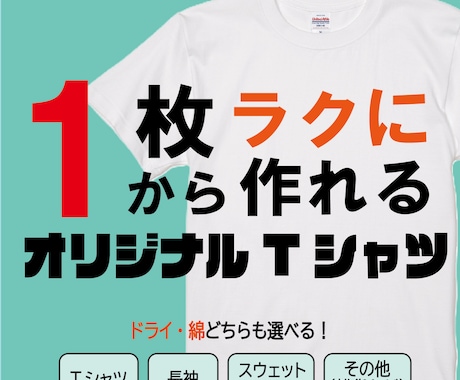 オリジナルTシャツを作成します ご要望にお応えできるようにお客様とのやり取りを心がけています イメージ1