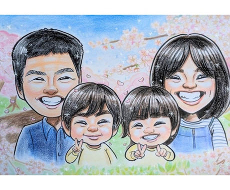 大人数の似顔絵を予算に合わせて依頼できるサイト | ココナラ