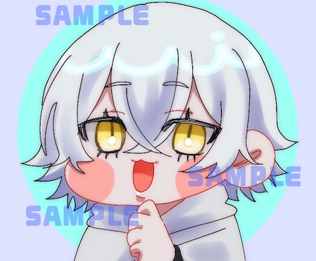 あなた専用のオリジナルアイコンを描きます 男､女キャラクターどちらも大歓迎！お気軽にお声掛けください♪ イメージ2