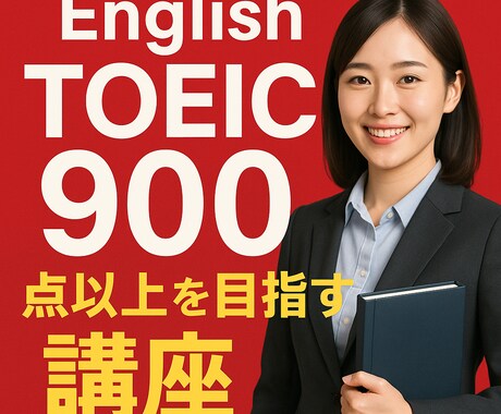 TOEIC900点まで上げます TOEIC満点、英検１級講師、キャリア１０年超講師が直伝指導 イメージ1