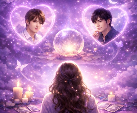 好きな人が2人♥️選ぶならどっちがいい？を視ます 気になる彼との未来は？気持ちは？霊視で導く本当のご縁☘️ イメージ1