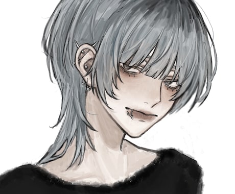 アイコン用イラストを描きます 顔アップの肩上までのイラストです イメージ2