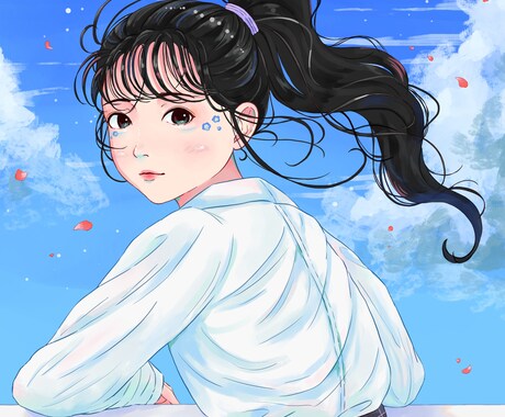 リアルなテイストの女の子イラスト描きます あなただけのアイコンが欲しい方へ！ イメージ2