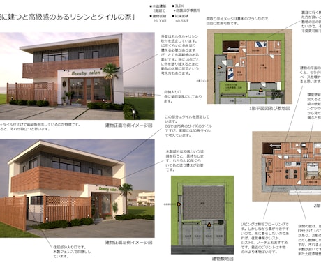 １級建築士による住宅、店舗のラフプランを作ります 個性的でお洒落な空間を求む方限定です。 イメージ1