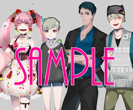 TRPGなどに使える立ち絵描きます キャラクターに愛着を持ちたい方向け イメージ1