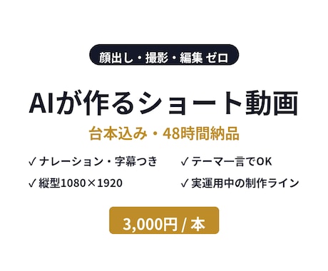 SNS動画をAIで量産する仕組みを構築します イメージ1