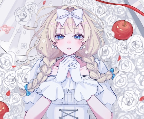 着物やドレス、男女の立ち絵など様々な絵を描きます 初めての方も大歓迎！丁寧なヒアリングで理想を形にします✨️ イメージ2