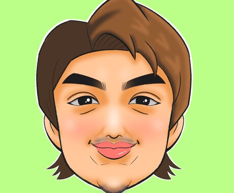 デジタル似顔絵を描きます 顔だけ似顔絵！snsのアイコンやお名刺に！ イメージ2