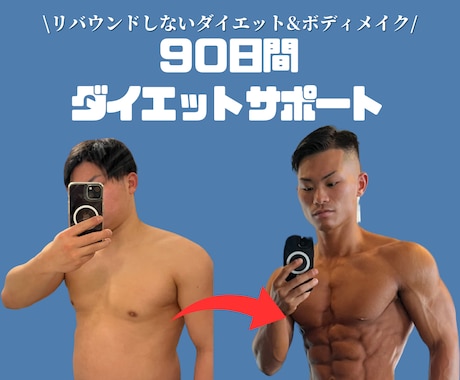 リバウンドしないダイエットを3ヶ月間サポートします 月1名様限定‼️現役パーソナルトレーナーが徹底サポート！ イメージ1