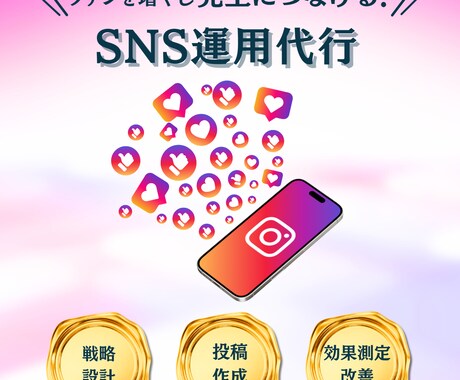 Instagram 丸投げで1ヶ月運用代行します 戦略設計・投稿・リール作成・DM対応まで イメージ1