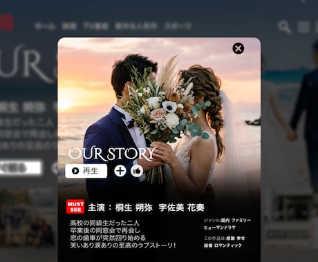 NETFLIX風！本物の映画の様なムービ制作します イメージ1