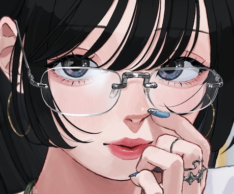アイコン、spoon配信背景、サムネなどを描きます 背景無しバストアップのみ!おしゃれなファッションが得意です! イメージ1