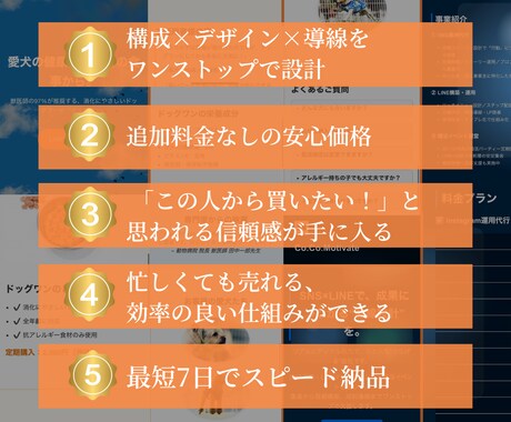 集客に強い【売れる】LP制作します SNS広告に強いLPを7日で納品 イメージ2