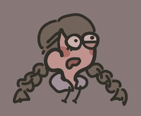 ゆるくてダルそうなSNSアイコン描きます やる気無さそうに見えて汎用性高め！個性的だけど尖りすぎない！ イメージ1