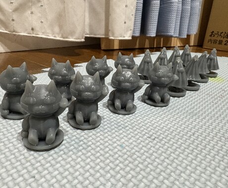 ゆるっと可愛いガチャフィギュアのモデリングします ３D制作からプリントまで！オリジナルフィギュアを作ります。 イメージ2