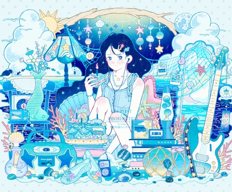 あなたの好きを詰め込んだ繊細で鮮やかな絵を描きます イメージ1