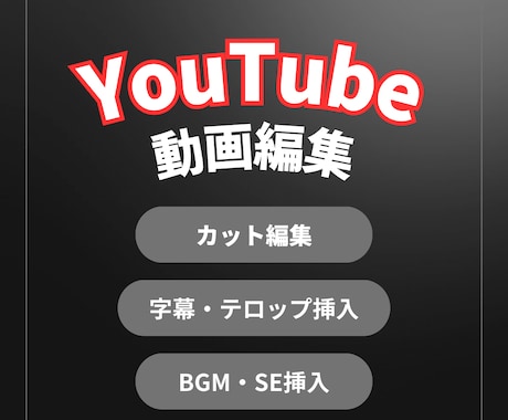 YouTube向けの動画編集承ります 高品質で見やすく面白い動画編集をお届けします！ イメージ1