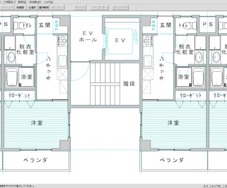 Jw-cadで図面の清書をします 手書き図面や古い図面などから図面を清書します！ イメージ1