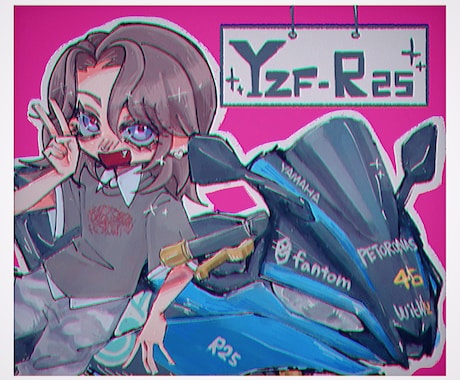 濃ゆめ激かわイラストかきます おめめの痛くなる可愛いアイコンに♡ イメージ2