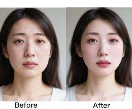 地味写真が韓国風美女に変身♡韓国SNS風加工します ♡誰でも韓国風美女になれる加工術 イメージ2