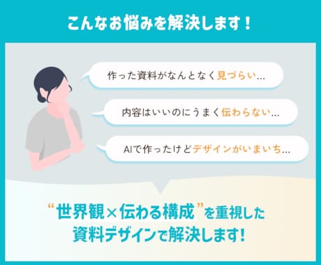 伝わりやすさと世界観を重視した資料を作成します 企画書やセミナー資料など、CanvaやFigmaで作成します イメージ2