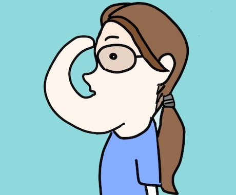 シュールなアゴ似顔絵を作成します 名刺やアイコン、プレゼント用に似顔絵アイコン作成します。 イメージ2