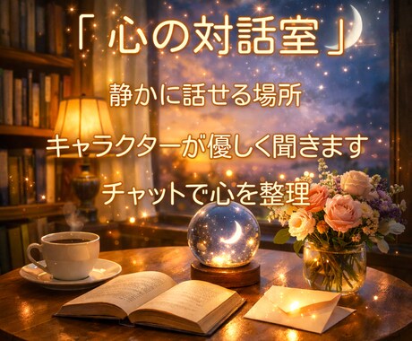 少し疲れた夜に、“悩みや気持ち”を優しく聞きます 月灯リナが、否定せず静かにあなたの話を聞きます。 イメージ2