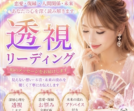 20日迄180→160透視で望む未来へ鑑定します 女性限定♀恋愛 結婚 仕事 人間関係 幸せへの糸口はあります イメージ2