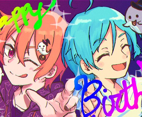 SNSのアイコン等描きます 2次元系萌え系など可愛いキャラ絵です！ イメージ2