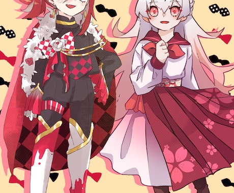 IRIAM・TRPGに役立つイラスト立ち絵描きます 表情差分やポーズ差分が欲しい方にも！ イメージ2