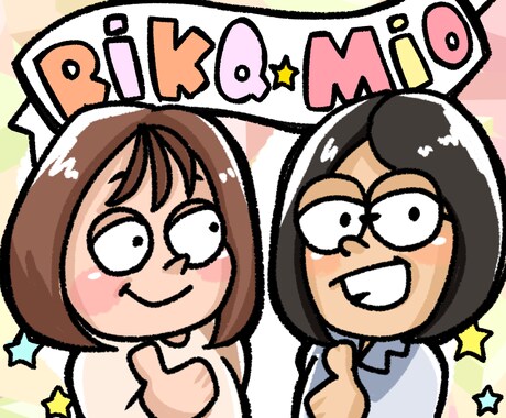 ペア似顔絵かきます ゆるかわ似顔絵です！プレゼントや記念にどうぞ！ イメージ2