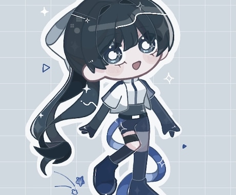 可愛いミニキャライラスト描きます 画像の絵柄で描かせていただきます！ イメージ1