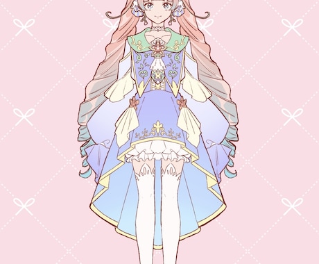 オリジナルキャラクター作成いたします (snsアイコン、実況・歌ってみた用オリジナルキャラ) イメージ1