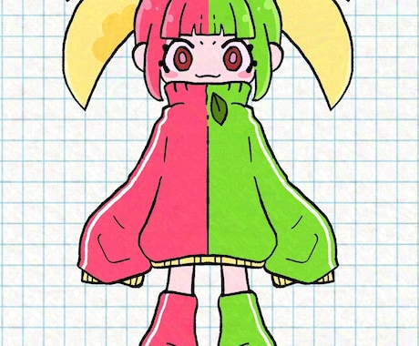 かわいい！デフォルメキャラ描きます アイコン、グッズ、サムネ用途いろいろ！表情差分も！ イメージ1