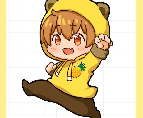 動画・配信で使えるイラストお描きします 笑顔・元気なイラストを描くのが得意です！ イメージ1