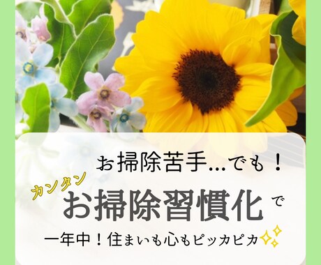 簡単お掃除を習慣化！キレイ空間をキープで心整えます ガサガサもやもやの空間を癒しの空間に！心も運気も上げて行こう イメージ1