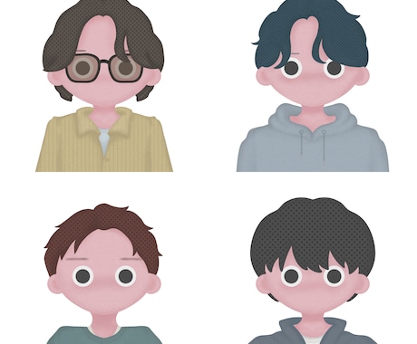 修正無制限◎ イラスト・アイコン等制作いたします 絵本のような色合い・質感でお描きします。 イメージ2