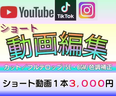 YouTube・SNS向けショート動画制作します イメージ1