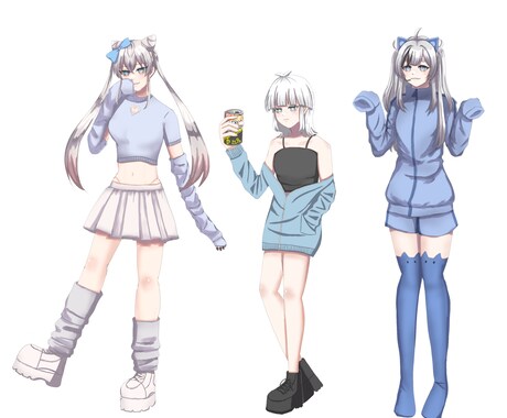 歌ってみたや立ち絵など幅広くイラストをお描きします あなただけの可愛らしいイラストをお届け！ イメージ2